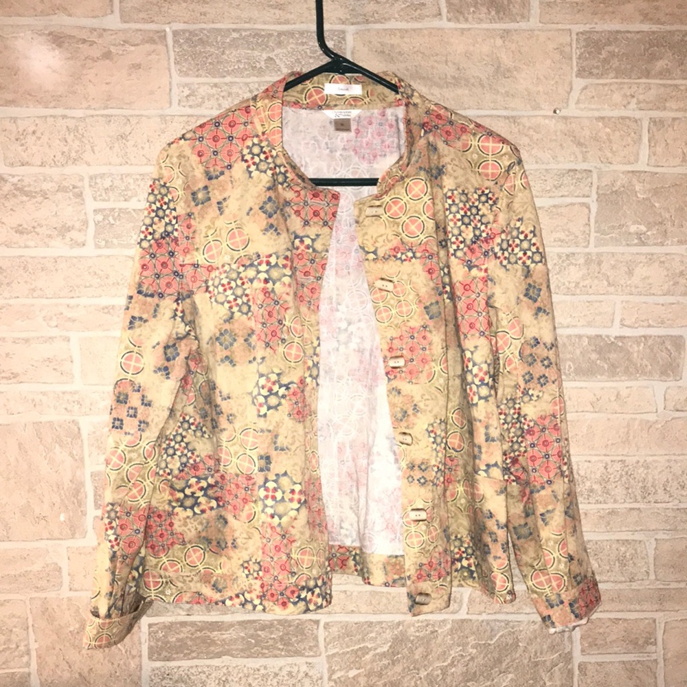 ✅Christopher & Banks Stretch Button Down Blazer